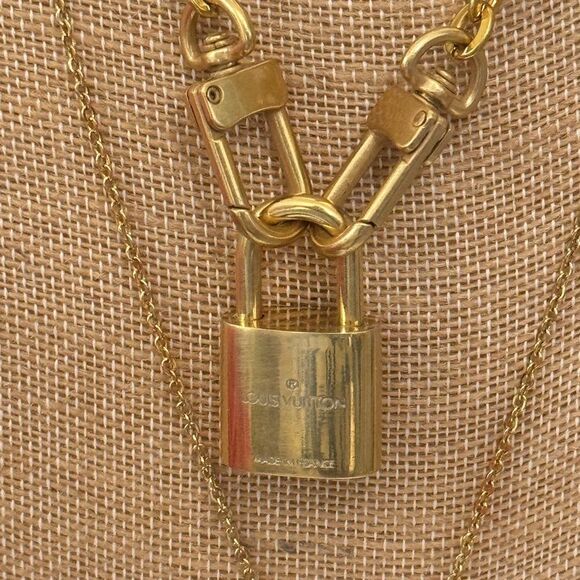 Louis Vuitton Lock and Key Necklace Set #315 - Picture 3 of 9